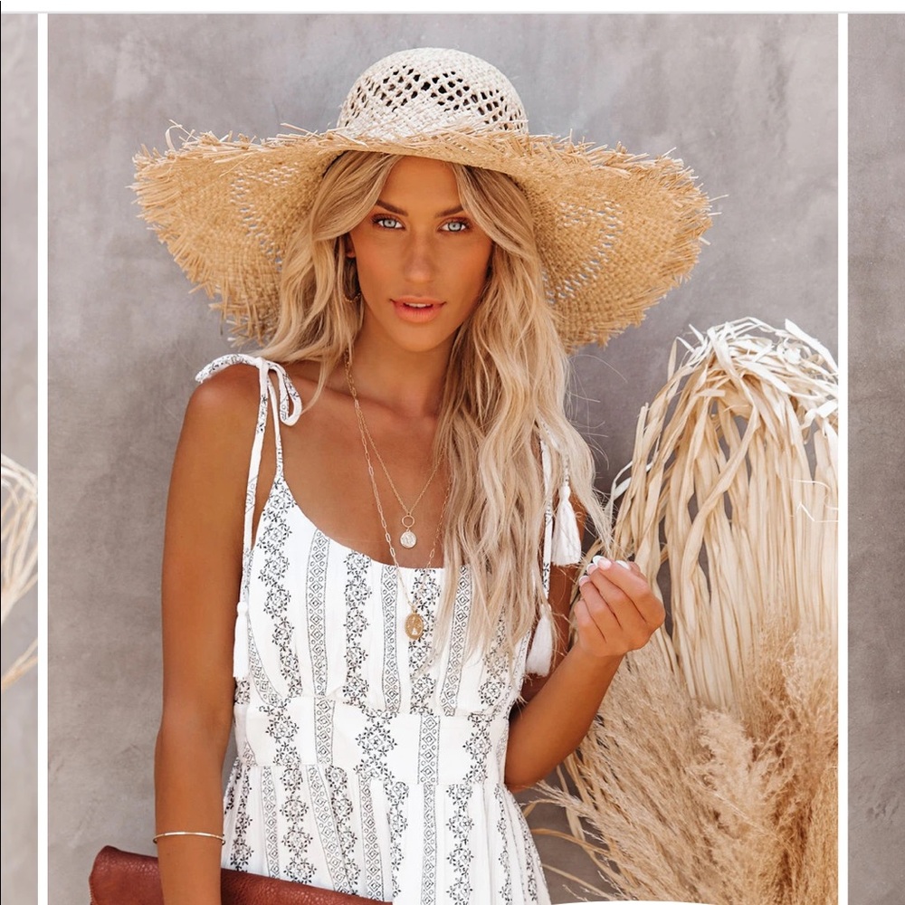 Woven Straw Hat - image 3